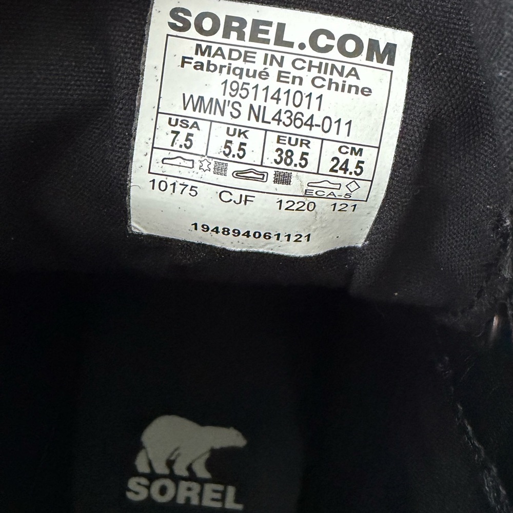 SOREL Joan of Arctic Waterproof Wedge III Lexie Lace-Up Bootie - Picture 8 of 8